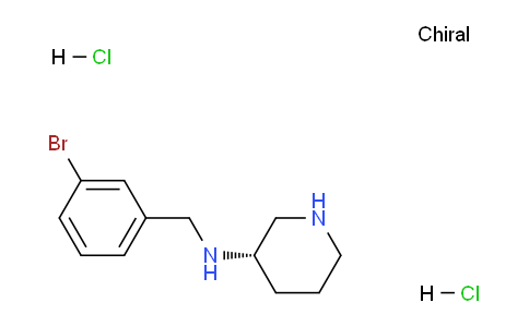 CAS No. 1338222-31-3, (S)-N-(3-Bromobenzyl)piperidin-3-amine dihydrochloride