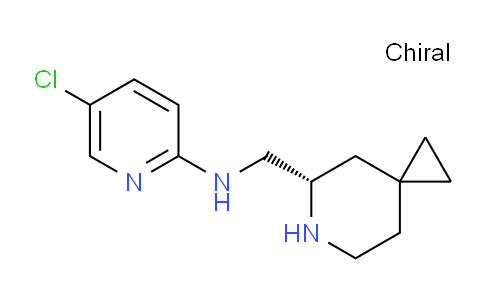 CAS No. 1262396-67-7, (S)-N-(6-Azaspiro[2.5]octan-5-ylmethyl)-5-chloropyridin-2-amine