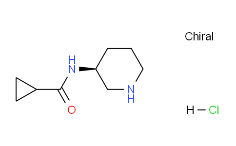 CAS No. 1276045-27-2, (S)-N-(Piperidin-3-yl)cyclopropanecarboxamide hydrochloride