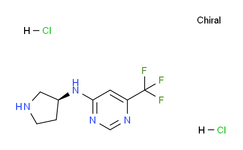 CAS No. 1365936-89-5, (S)-N-(Pyrrolidin-3-yl)-6-(trifluoromethyl)pyrimidin-4-amine dihydrochloride