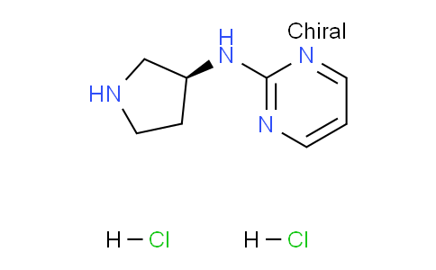 CAS No. 1448850-62-1, (S)-N-(Pyrrolidin-3-yl)pyrimidin-2-amine dihydrochloride