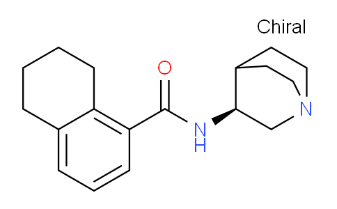 CAS No. 135729-78-1, (S)-N-(Quinuclidin-3-yl)-5,6,7,8-tetrahydronaphthalene-1-carboxamide