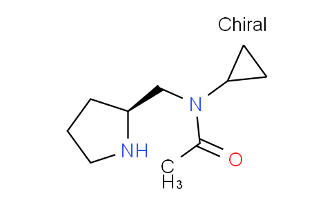 CAS No. 1354009-83-8, (S)-N-Cyclopropyl-N-(pyrrolidin-2-ylmethyl)acetamide