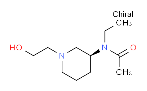 CAS No. 1354007-86-5, (S)-N-Ethyl-N-(1-(2-hydroxyethyl)piperidin-3-yl)acetamide