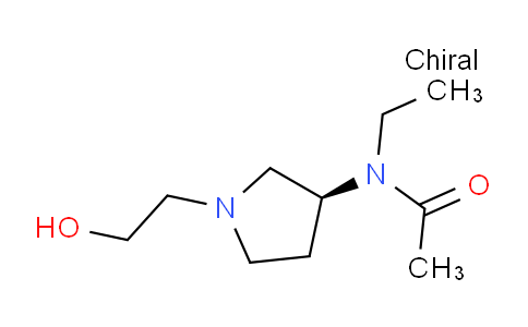 CAS No. 1353995-14-8, (S)-N-Ethyl-N-(1-(2-hydroxyethyl)pyrrolidin-3-yl)acetamide