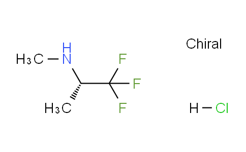 CAS No. 1389320-35-7, (S)-N-Methyl-1,1,1-trifluoro-2-propylamine hydrochloride