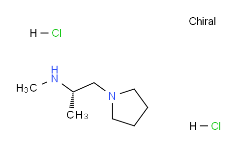 CAS No. 1416444-94-4, (S)-N-Methyl-1-(pyrrolidin-1-yl)propan-2-amine dihydrochloride