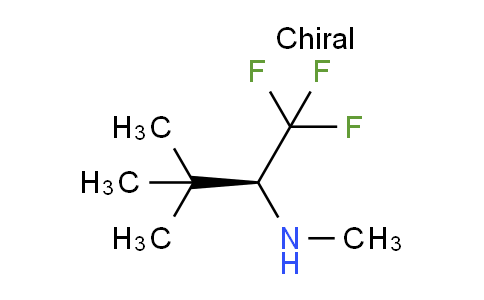 CAS No. 1389320-30-2, (S)-N-Methyl-2,2-dimethyl-1-trifluoromethyl-propylamine