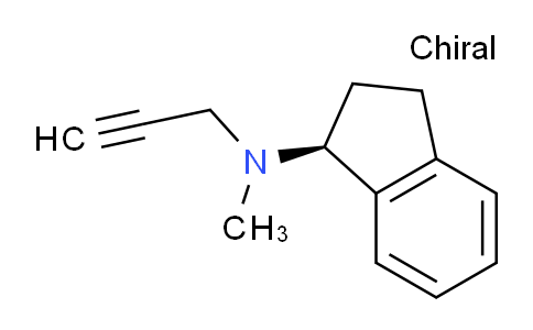 CAS No. 124192-86-5, (S)-N-Methyl-N-(prop-2-yn-1-yl)-2,3-dihydro-1H-inden-1-amine