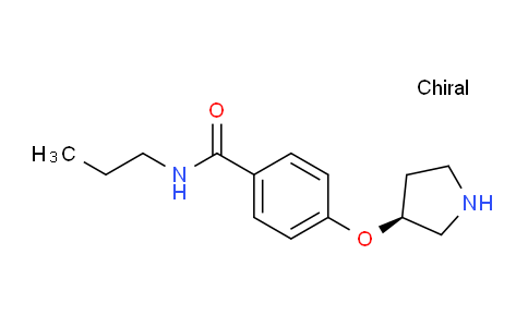 CAS No. 1212151-59-1, (S)-n-propyl-4-(pyrrolidin-3-yloxy)benzamide