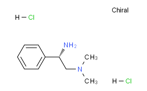 CAS No. 1807939-77-0, (S)-N1,N1-Dimethyl-2-phenylethane-1,2-diamine dihydrochloride