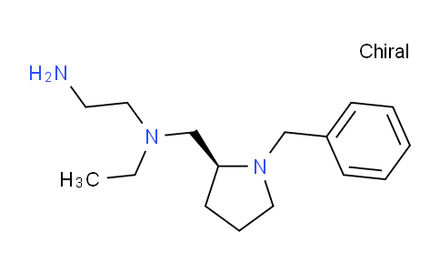 CAS No. 1354018-24-8, (S)-N1-((1-Benzylpyrrolidin-2-yl)methyl)-N1-ethylethane-1,2-diamine