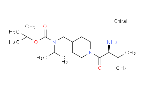 CAS No. 1353993-22-2, (S)-tert-Butyl ((1-(2-amino-3-methylbutanoyl)piperidin-4-yl)methyl)(isopropyl)carbamate