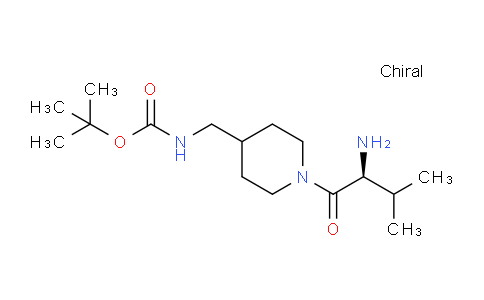 CAS No. 1354003-28-3, (S)-tert-Butyl ((1-(2-amino-3-methylbutanoyl)piperidin-4-yl)methyl)carbamate