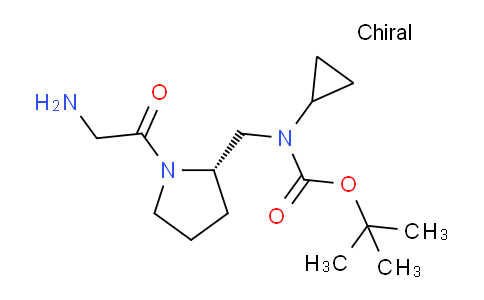 CAS No. 1353994-69-0, (S)-tert-Butyl ((1-(2-aminoacetyl)pyrrolidin-2-yl)methyl)(cyclopropyl)carbamate