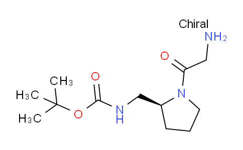 CAS No. 1354001-47-0, (S)-tert-Butyl ((1-(2-aminoacetyl)pyrrolidin-2-yl)methyl)carbamate