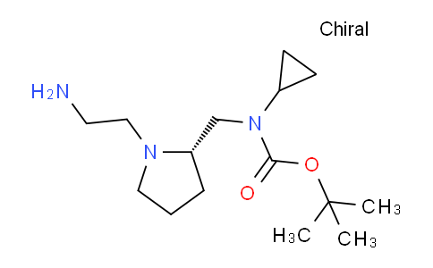 CAS No. 1354015-31-8, (S)-tert-Butyl ((1-(2-aminoethyl)pyrrolidin-2-yl)methyl)(cyclopropyl)carbamate