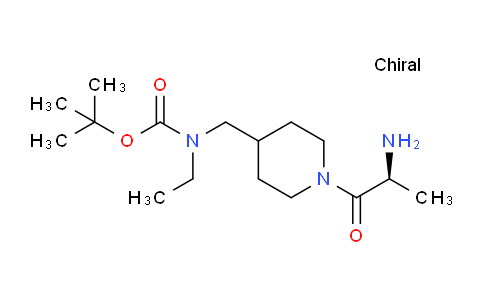 CAS No. 1354003-05-6, (S)-tert-Butyl ((1-(2-aminopropanoyl)piperidin-4-yl)methyl)(ethyl)carbamate