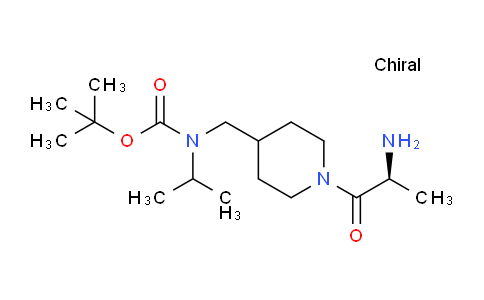 CAS No. 1354004-13-9, (S)-tert-Butyl ((1-(2-aminopropanoyl)piperidin-4-yl)methyl)(isopropyl)carbamate