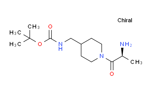 CAS No. 1353992-93-4, (S)-tert-Butyl ((1-(2-aminopropanoyl)piperidin-4-yl)methyl)carbamate