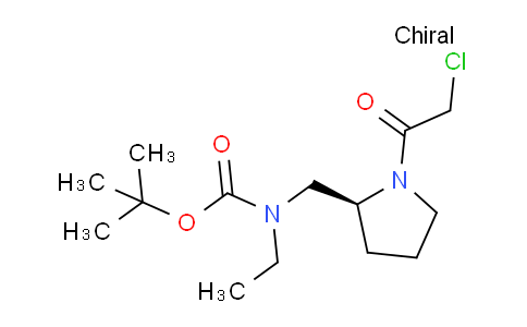 CAS No. 1354003-24-9, (S)-tert-Butyl ((1-(2-chloroacetyl)pyrrolidin-2-yl)methyl)(ethyl)carbamate