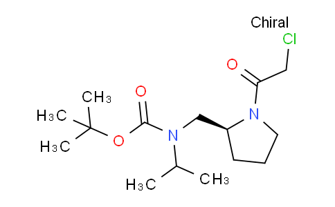 CAS No. 1353995-02-4, (S)-tert-Butyl ((1-(2-chloroacetyl)pyrrolidin-2-yl)methyl)(isopropyl)carbamate