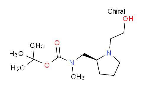 CAS No. 1354011-12-3, (S)-tert-Butyl ((1-(2-hydroxyethyl)pyrrolidin-2-yl)methyl)(methyl)carbamate