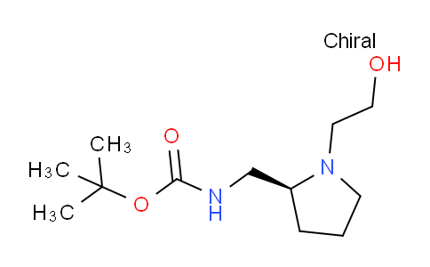 CAS No. 1354003-19-2, (S)-tert-Butyl ((1-(2-hydroxyethyl)pyrrolidin-2-yl)methyl)carbamate