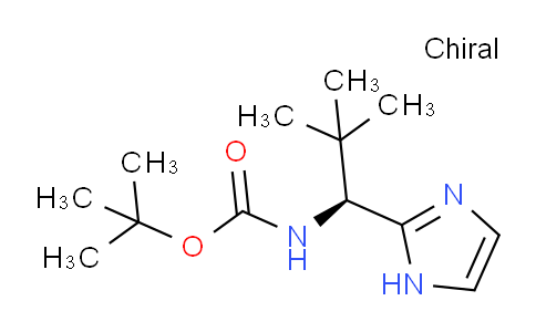 CAS No. 431890-03-8, (S)-tert-Butyl (1-(1H-imidazol-2-yl)-2,2-dimethylpropyl)carbamate