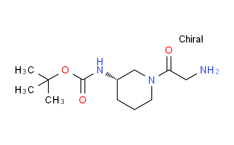 CAS No. 1354003-25-0, (S)-tert-Butyl (1-(2-aminoacetyl)piperidin-3-yl)carbamate