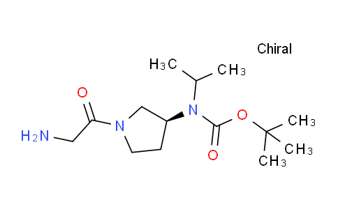 CAS No. 1354015-91-0, (S)-tert-Butyl (1-(2-aminoacetyl)pyrrolidin-3-yl)(isopropyl)carbamate
