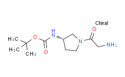 CAS No. 1354011-45-2, (S)-tert-Butyl (1-(2-aminoacetyl)pyrrolidin-3-yl)carbamate
