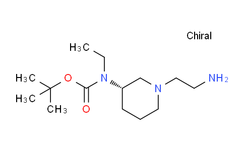 CAS No. 1354001-10-7, (S)-tert-Butyl (1-(2-aminoethyl)piperidin-3-yl)(ethyl)carbamate