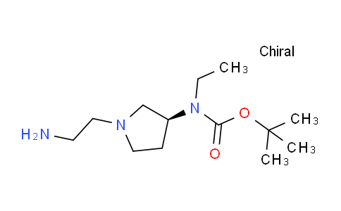 CAS No. 1354015-89-6, (S)-tert-Butyl (1-(2-aminoethyl)pyrrolidin-3-yl)(ethyl)carbamate