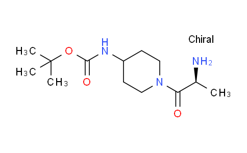 CAS No. 1305712-82-6, (S)-tert-Butyl (1-(2-aminopropanoyl)piperidin-4-yl)carbamate