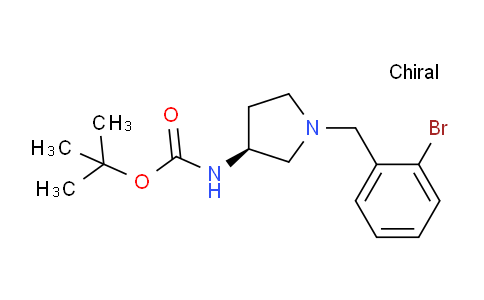 CAS No. 1286207-22-4, (S)-tert-Butyl (1-(2-bromobenzyl)pyrrolidin-3-yl)carbamate
