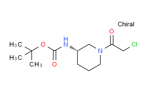 CAS No. 1107645-71-5, (S)-tert-Butyl (1-(2-chloroacetyl)piperidin-3-yl)carbamate