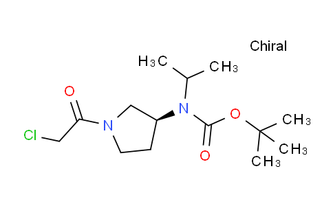 CAS No. 1354003-02-3, (S)-tert-Butyl (1-(2-chloroacetyl)pyrrolidin-3-yl)(isopropyl)carbamate