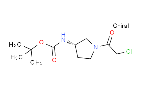 CAS No. 1354015-96-5, (S)-tert-Butyl (1-(2-chloroacetyl)pyrrolidin-3-yl)carbamate
