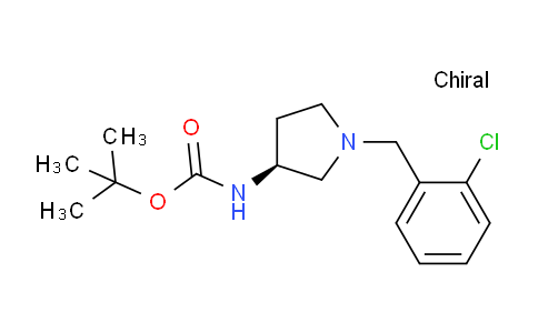 CAS No. 1286208-66-9, (S)-tert-Butyl (1-(2-chlorobenzyl)pyrrolidin-3-yl)carbamate