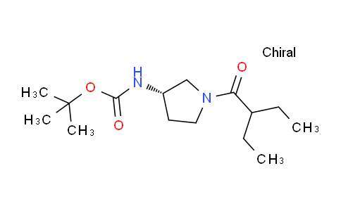CAS No. 1286208-35-2, (S)-tert-Butyl (1-(2-ethylbutanoyl)pyrrolidin-3-yl)carbamate