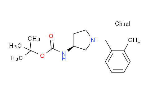 CAS No. 1286207-50-8, (S)-tert-Butyl (1-(2-methylbenzyl)pyrrolidin-3-yl)carbamate