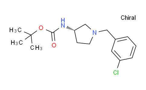 CAS No. 1286208-16-9, (S)-tert-Butyl (1-(3-chlorobenzyl)pyrrolidin-3-yl)carbamate