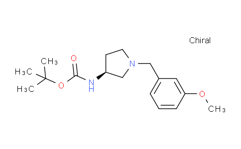 CAS No. 1286207-89-3, (S)-tert-Butyl (1-(3-methoxybenzyl)pyrrolidin-3-yl)carbamate