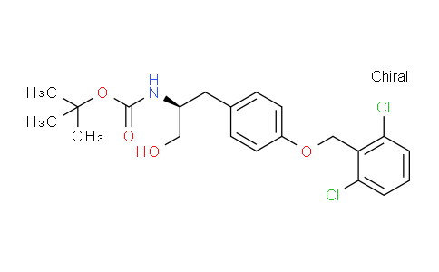 CAS No. 169393-62-8, (S)-tert-Butyl (1-(4-((2,6-dichlorobenzyl)oxy)phenyl)-3-hydroxypropan-2-yl)carbamate