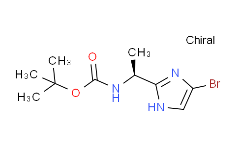 CAS No. 1398507-98-6, (S)-tert-Butyl (1-(4-bromo-1H-imidazol-2-yl)ethyl)carbamate