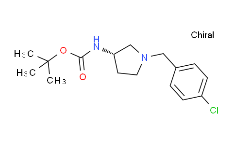 CAS No. 169452-10-2, (S)-tert-Butyl (1-(4-chlorobenzyl)pyrrolidin-3-yl)carbamate