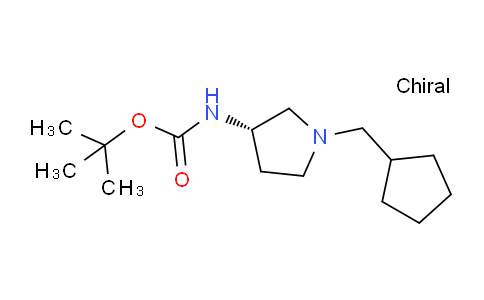 CAS No. 1286208-59-0, (S)-tert-Butyl (1-(cyclopentylmethyl)pyrrolidin-3-yl)carbamate