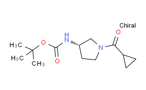 CAS No. 1286209-11-7, (S)-tert-Butyl (1-(cyclopropanecarbonyl)pyrrolidin-3-yl)carbamate