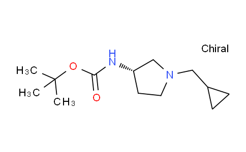 CAS No. 1286208-98-7, (S)-tert-Butyl (1-(cyclopropylmethyl)pyrrolidin-3-yl)carbamate